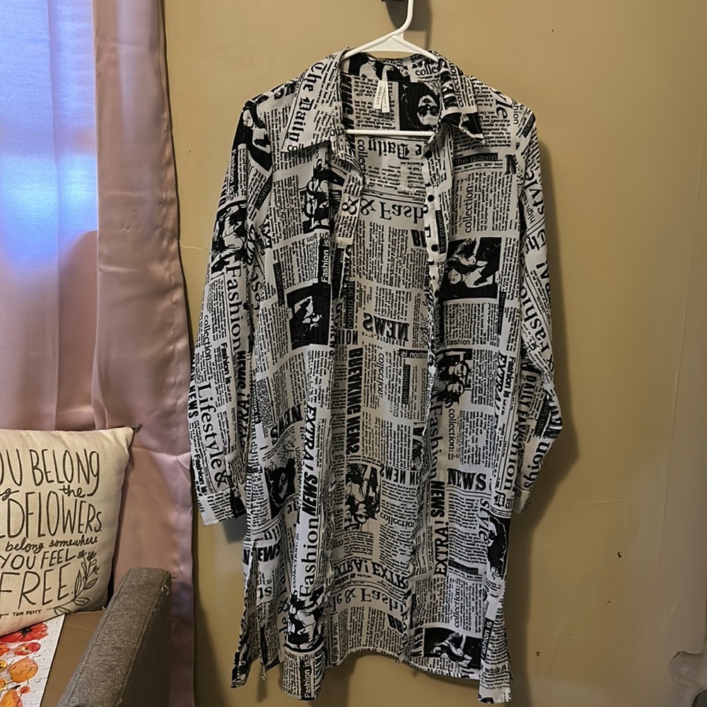 Women’s size small long blouse